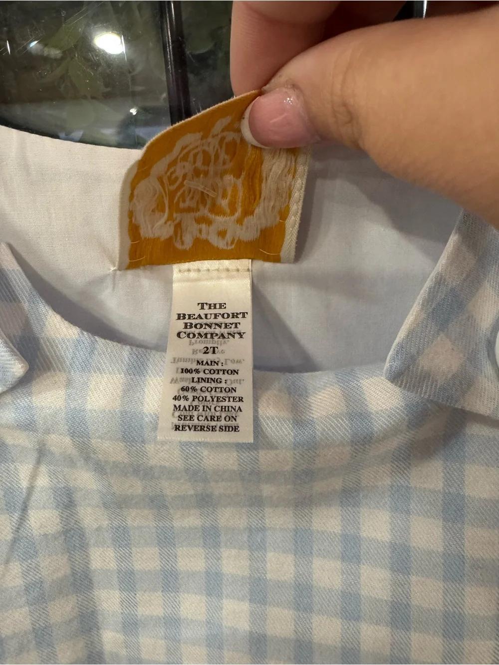 The Beaufort Bonnet Company soft gingham